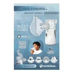 Inalador Portátil Mesh Microsonic Soniclear 1 Unidade