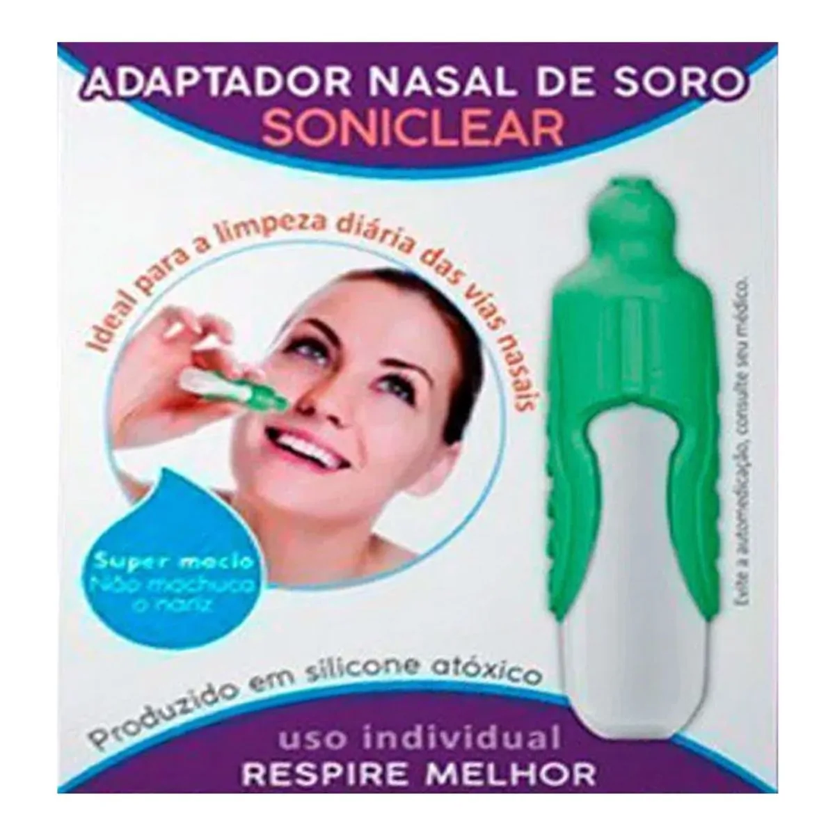 Adaptador Nasal de Soro Soniclear Grátis Estojo