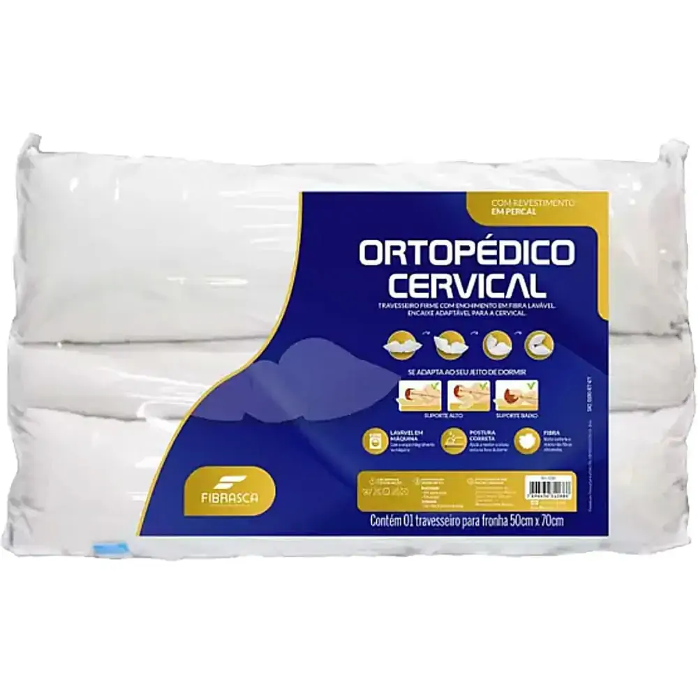 Travesseiro Ortopédico Cervical Fibrasca - 4288