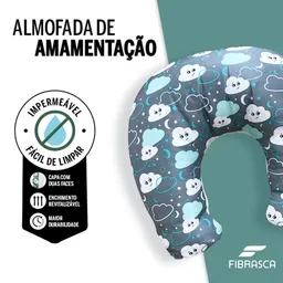 Almofada De Amamentação Impermeavel Fibrasca Nuvem - Almofada Amamentacao