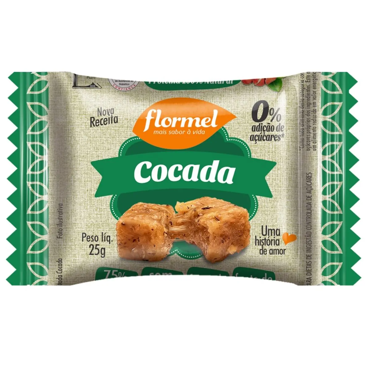 Cocada Flormel Zero 35g