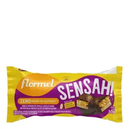 Chocolate Flormel Sensah Barra de Amendoim com Caramelo e Chocolate 30g