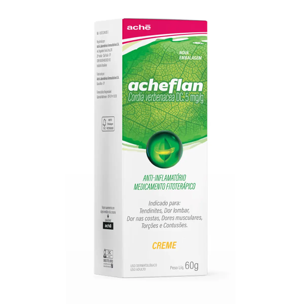Anti-inflamatório Acheflan 5mg/g 60g