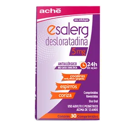 Antialérgico Esalerg 5mg 30 comprimidos