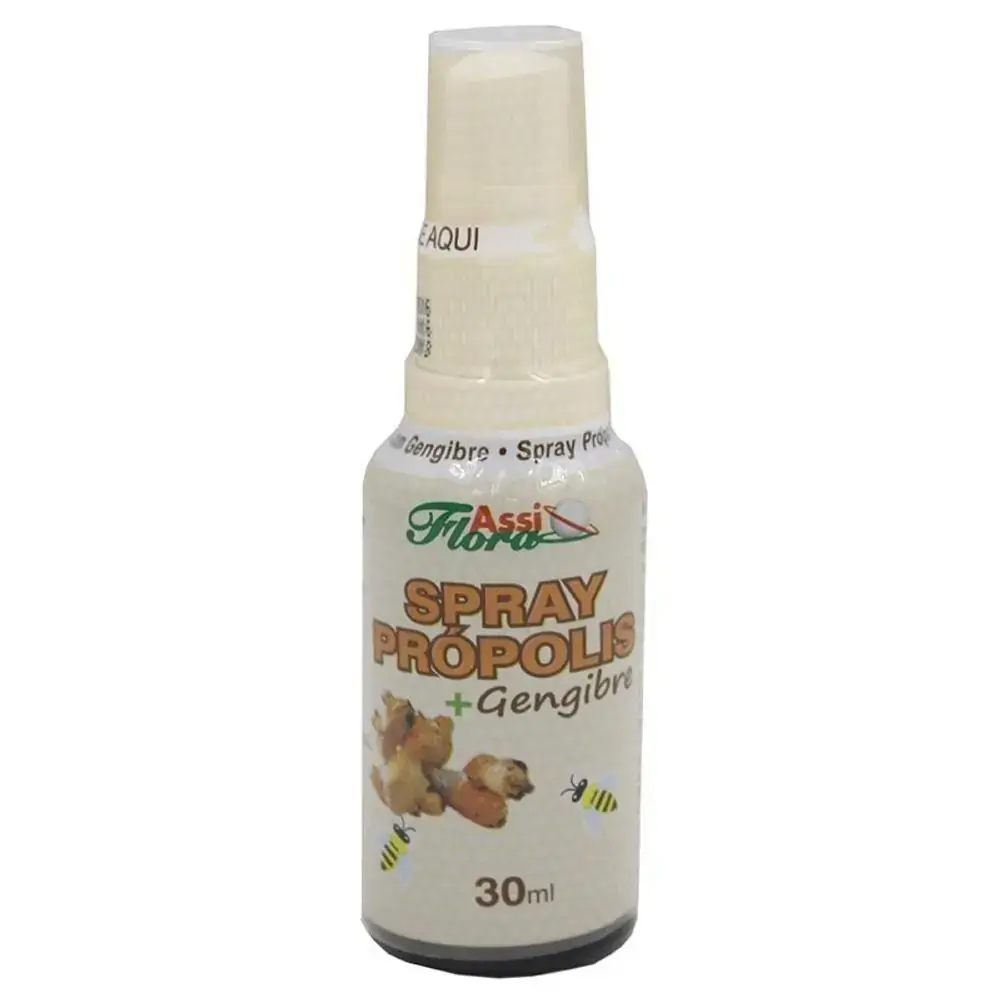 Spray Própolis + Gengibre 30ml - Assiflora - Spray Própolis + Gengibre 30ML - Assiflora
