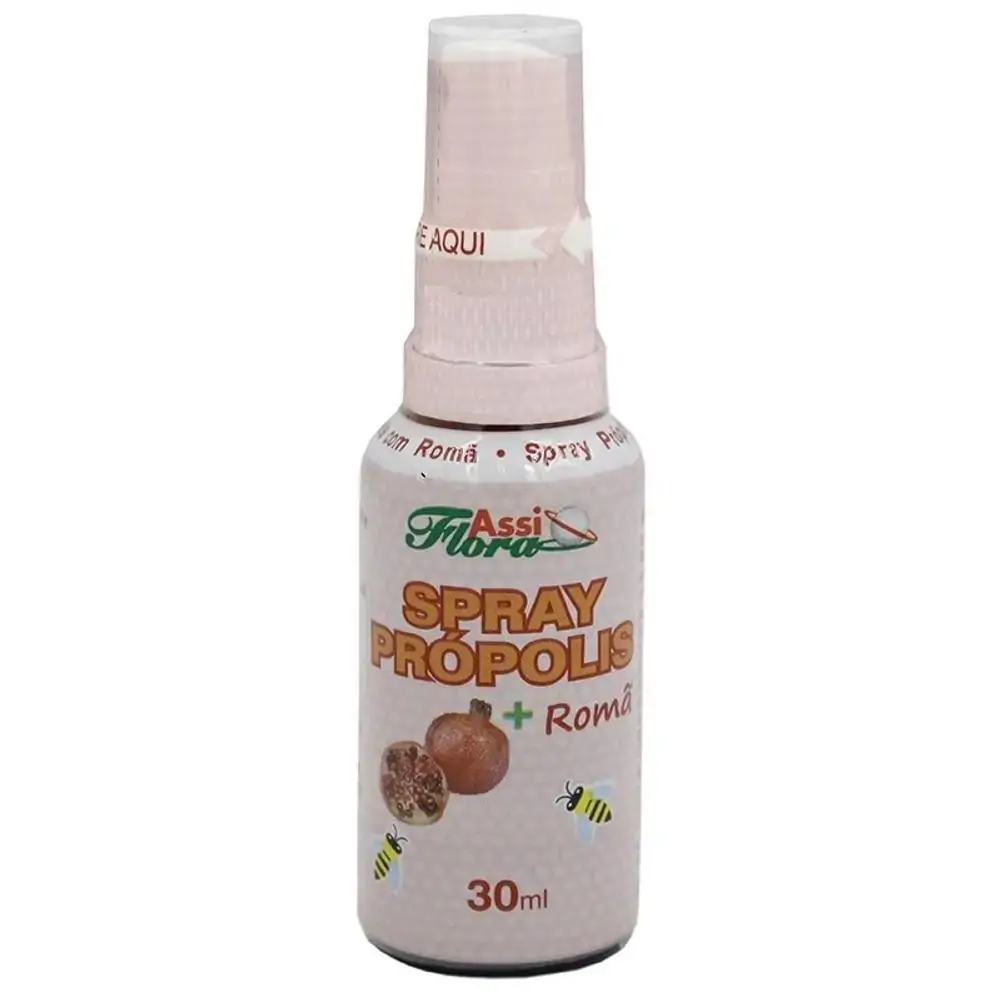 Spray Própolis + Romà 30ml - Assiflora - Spray PRÓPOLIS + ROMà 30ML - Assiflora