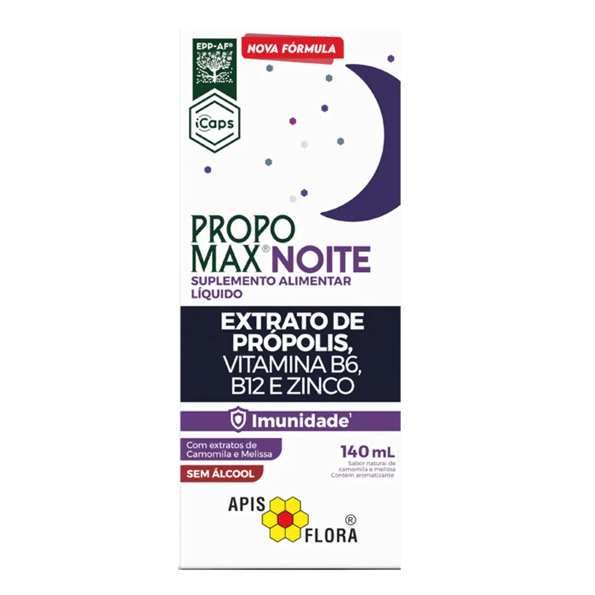 Extrato de Própolis Propomax Noite Camomila 140ml Xarope
