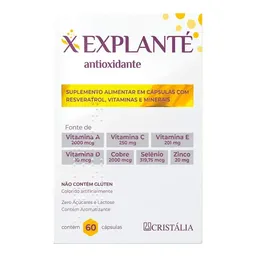 Explante Cristália Antioxidante 60 Comprimidos