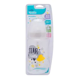 Mamadeira Lolly Kinddy Branca Star 330ml