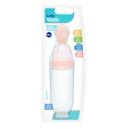 Alimentador Colher Dosadora Lolly Kinddy Rosa 1 Unidade