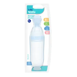 Alimentador Colher Dosadora Lolly Kinddy Azul 1 Unidade