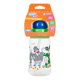 Copo Infantil com Canudo Lolly Kinddy Mundo Bita 330ml