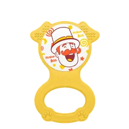Mordedor Chocalho Lolly Kinddy Mundo Bita Amarelo 1 Unidade Formatos Sortidos