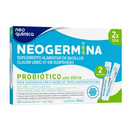 Probiótico Neogermina 50ml Sem Sabor 10 Unidades