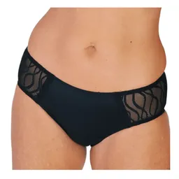 Calcinha Absorvente Tena Lavável Preta Tamanho M