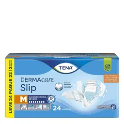 Fralda Geriátrica Tena Dermacare Slip M 24 Unidades