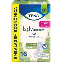 Absorvente Tena Lady Discreet Sem Abas 16 Unidades