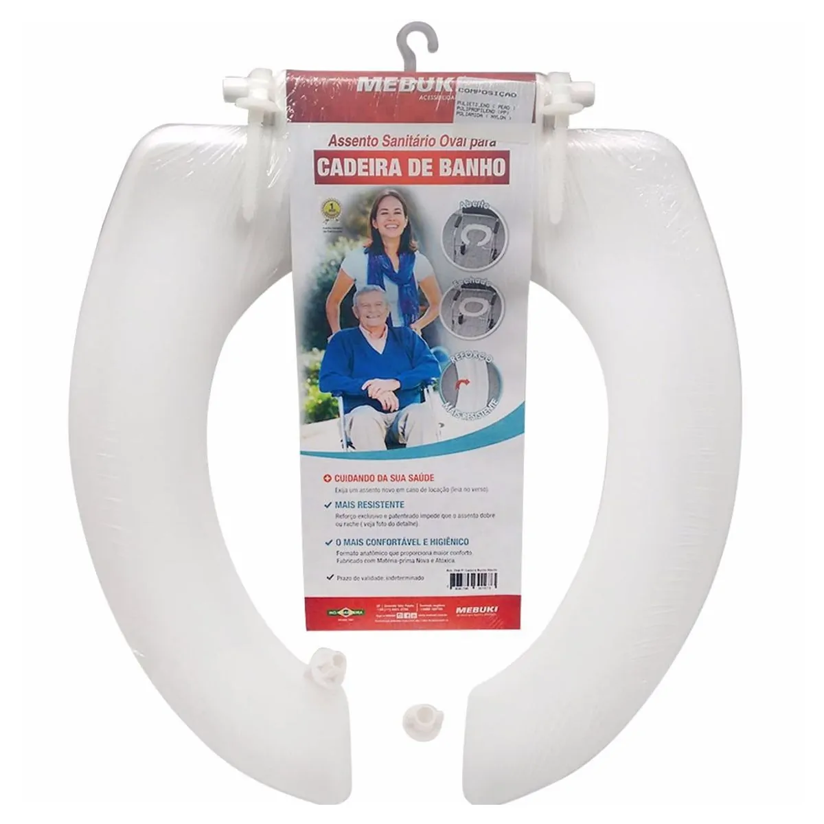 Assento Sanitario Aberto Sem Tampa Mebuki Aberto Sem Tampa