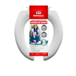 Assento Elevado 7,5 Cm Soft Branco - Mebuki Soft