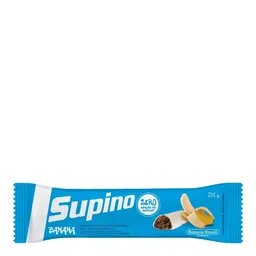 Barra de Frutas Supino Zero Banana Branco 24g