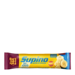 Barra de Frutas Supino Zero Banana Branco 24g