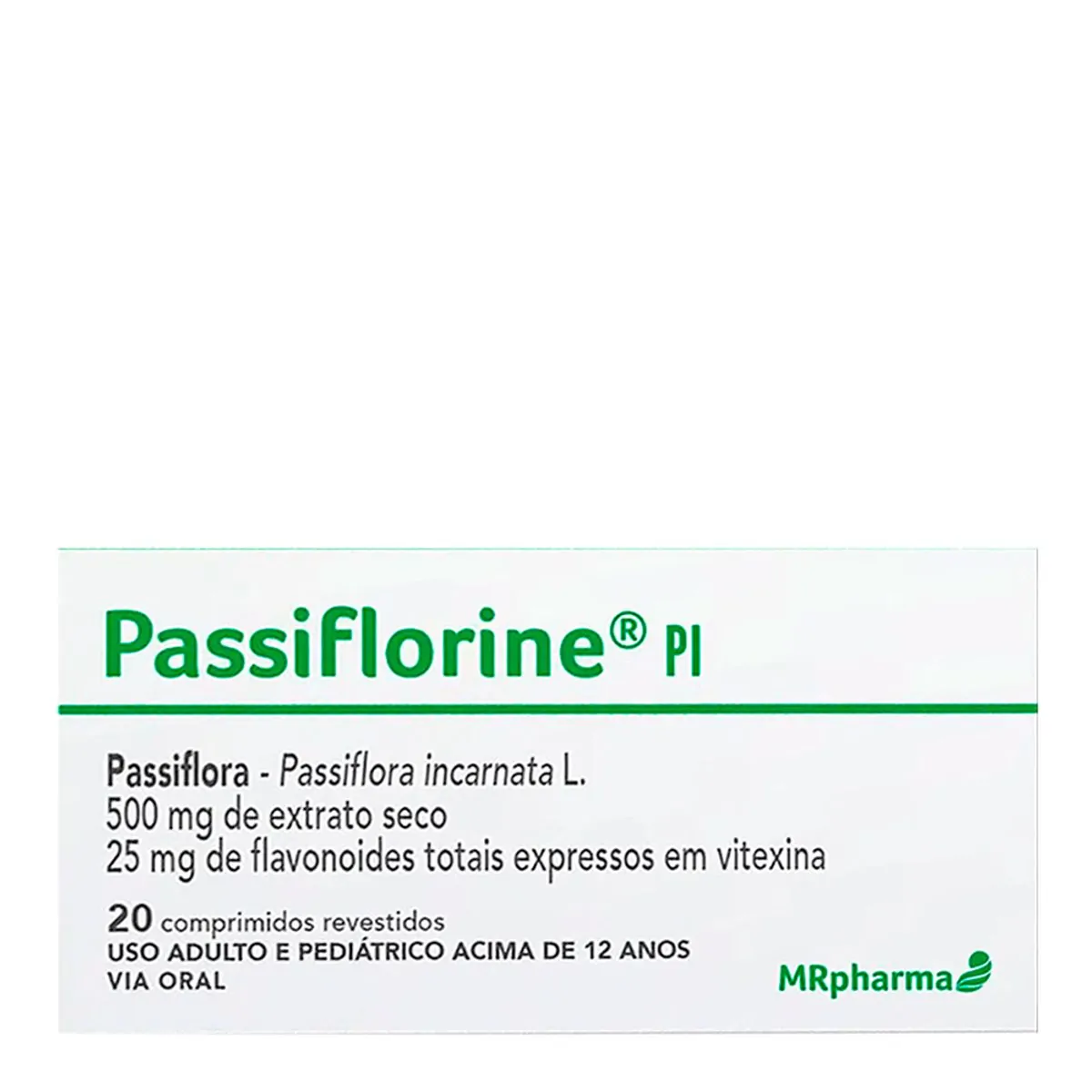 Calmante e Fitoterápico Passiflorine PI 500mg 20 Comprimidos Revestidos