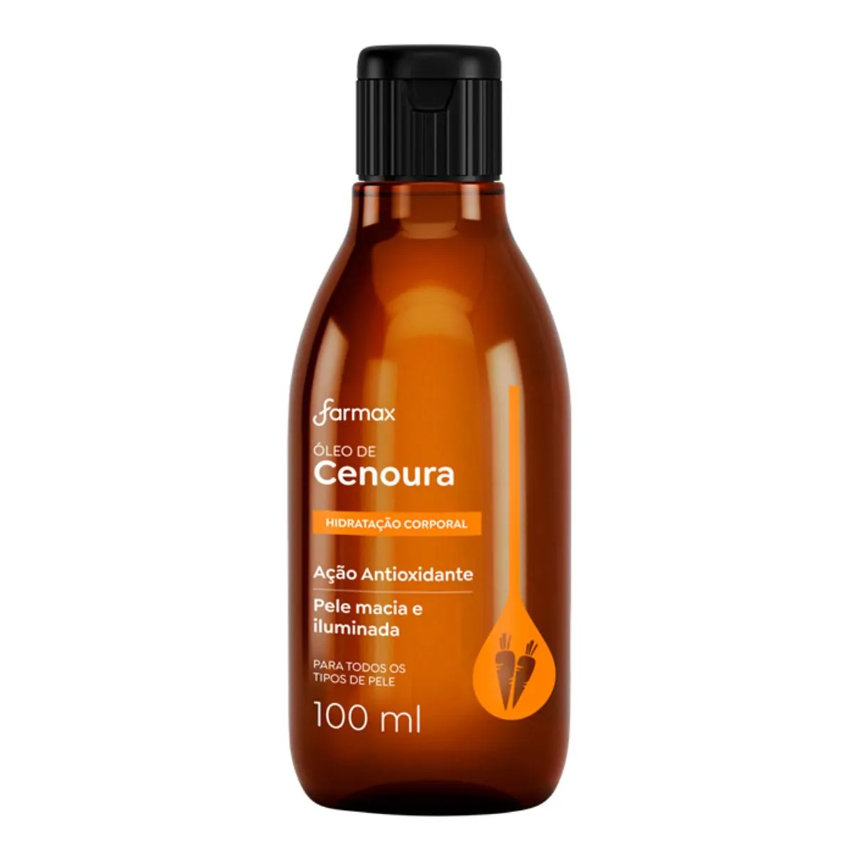 Óleo Corporal De Cenoura Farmax 100ml