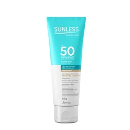 Protetor Solar Facial Sunless FPS 50 Toque Seco Cor Bege Médio 60g