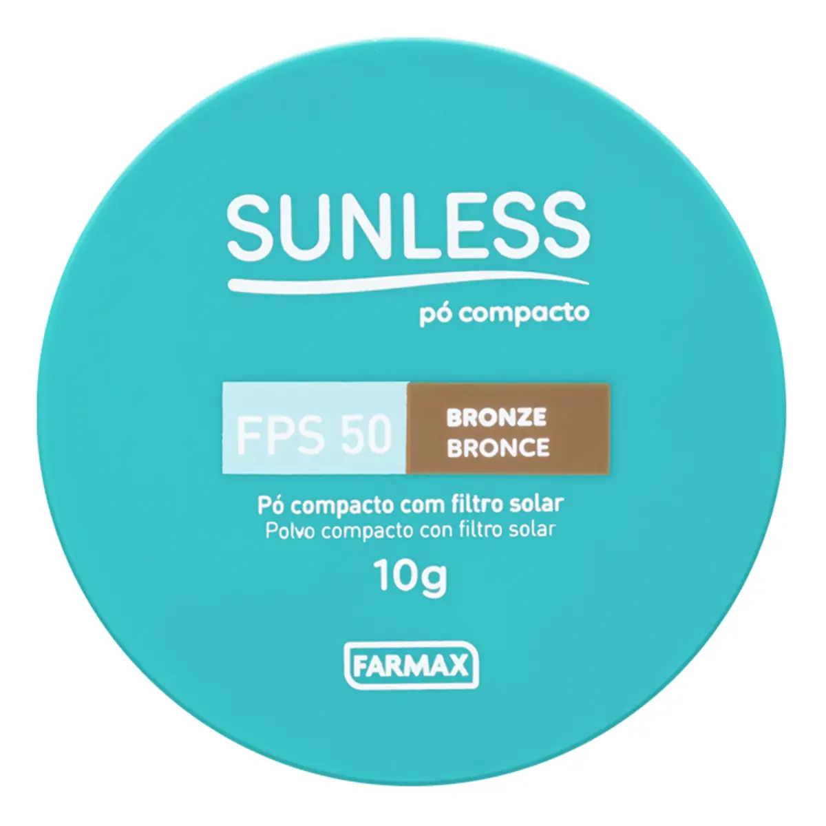 Pó Compacto Efeito Sunless Facial Matte FPS50 Bronze 10g
