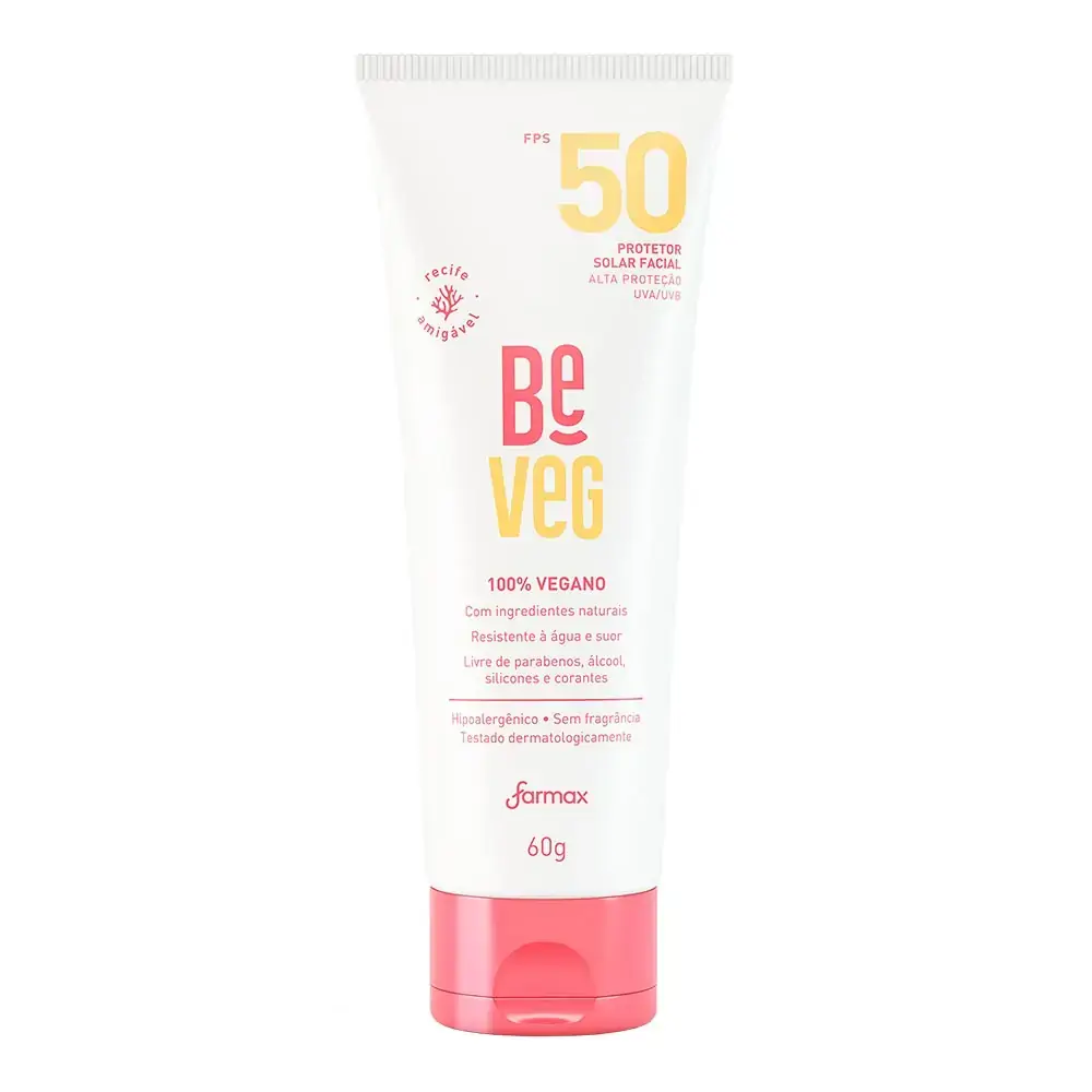 Protetor Solar Facial Beveg FPS50 60g
