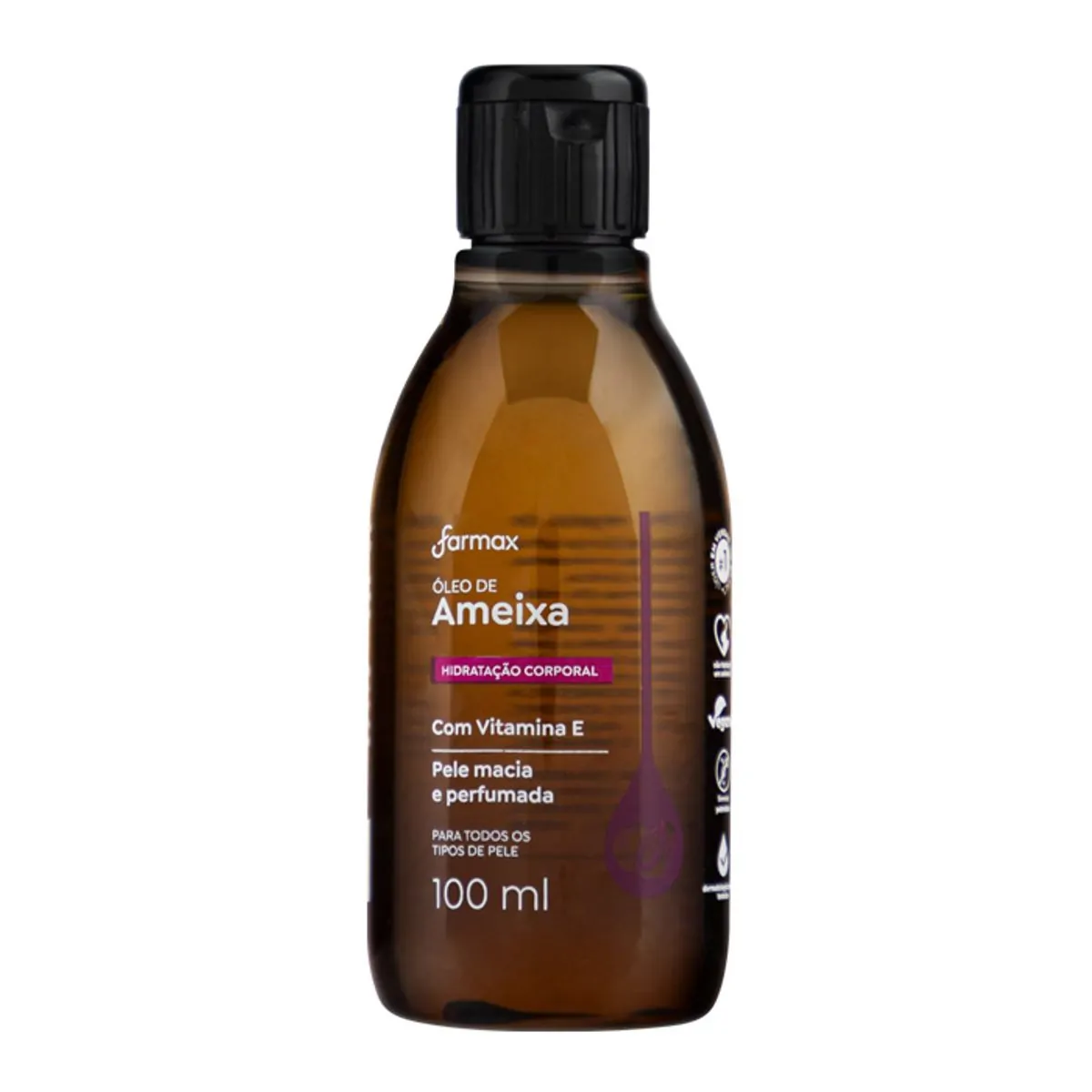 Óleo Corporal De Ameixa Farmax 100ml