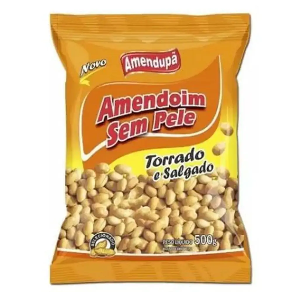 Amendoim sem pele 500g - Amendupã