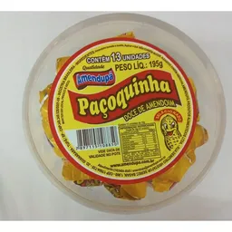 Paçoca rolha embalada com 13 unidades - Amendupã