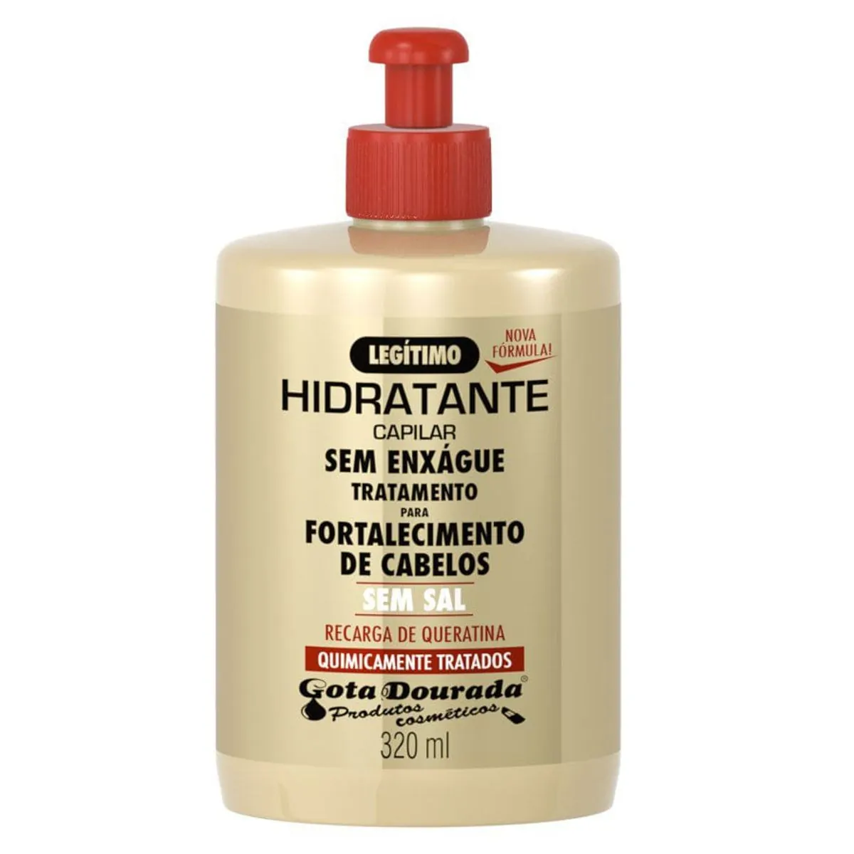 Creme Sem Enxague Gota Dourada Química