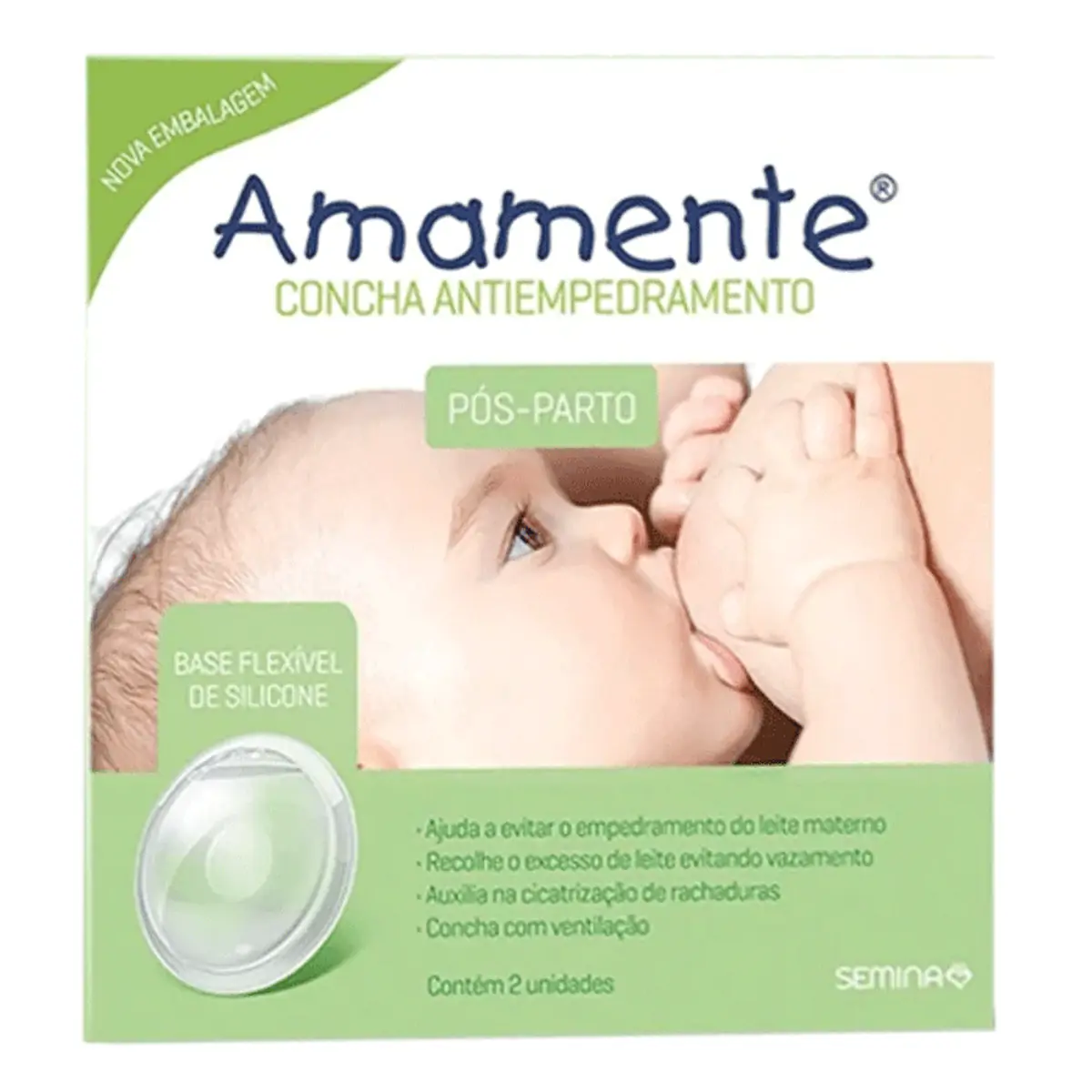 Conchas Antiempedramento para Mamilo Amamente