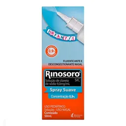 Descongestionante Rinosoro Jet Sic Pediátrico 9mg/ml 50ml