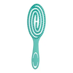 Escova de Cabelo Ricca Shower Flex Turquesa 1 Unidade