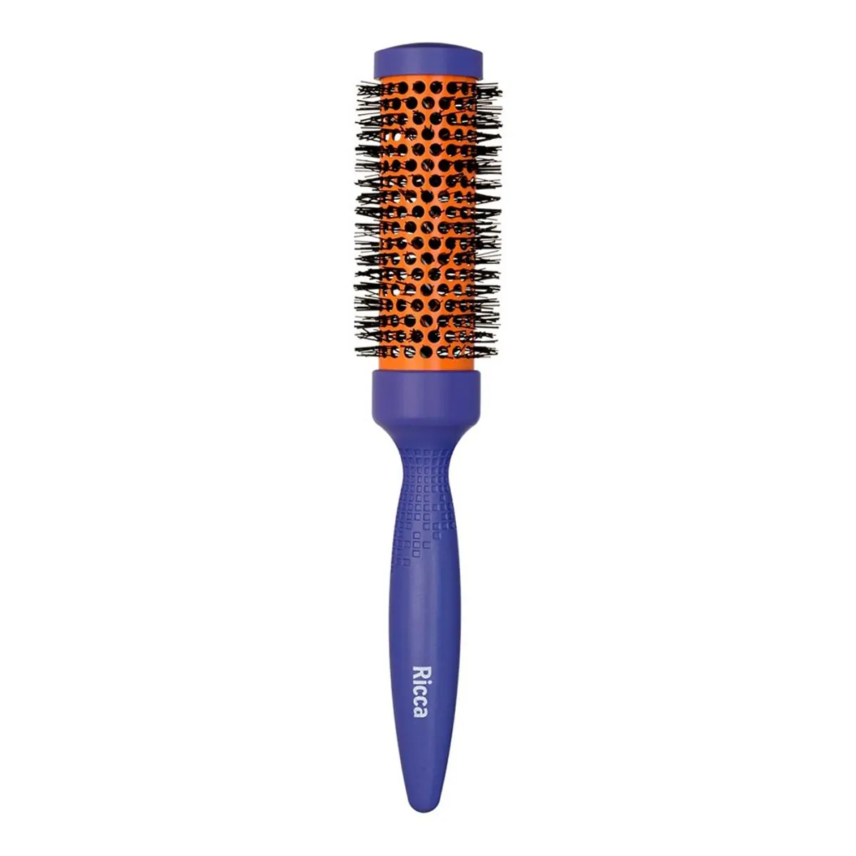 Escova Para Cabelo Ricca Cerâmica Roxa Premium 25 1 Unidade