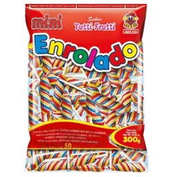 Pirulito Mini Enrolado  sabor Tutti-frutti com 300g - Santa Rita