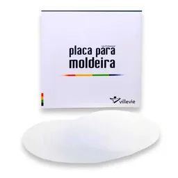 Placa para Moldeira Redonda 1mm com 10 unid. - Villevie