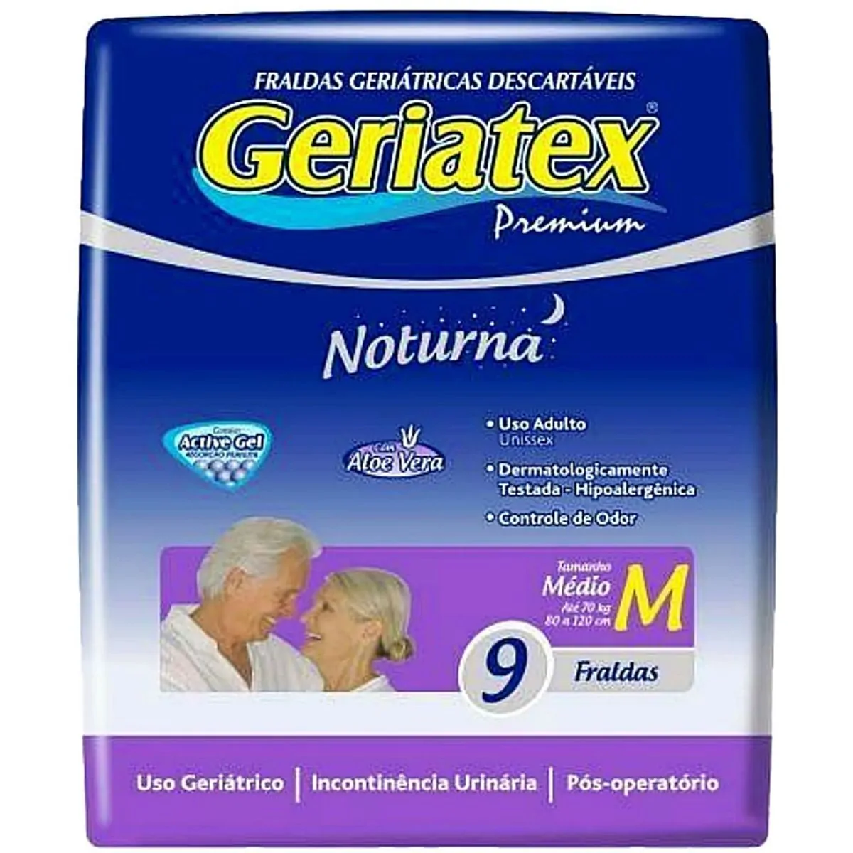 Fralda Geriátrica Geriatex Premium Noturna - Tam M