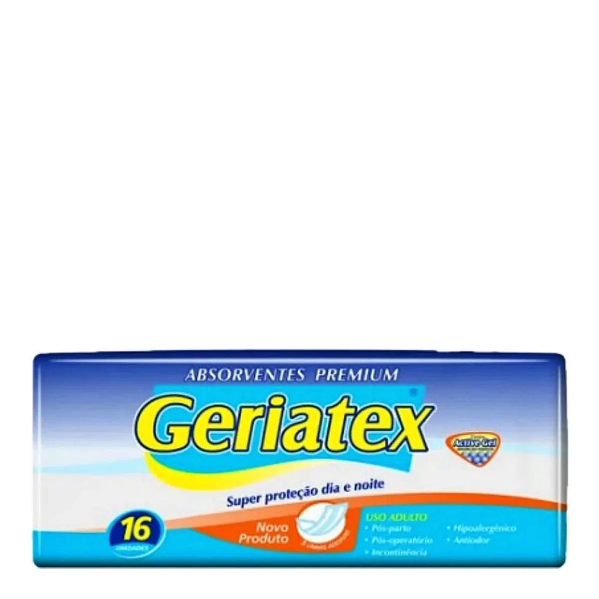 Absorvente Premium Geriatex - 16 Unidades
