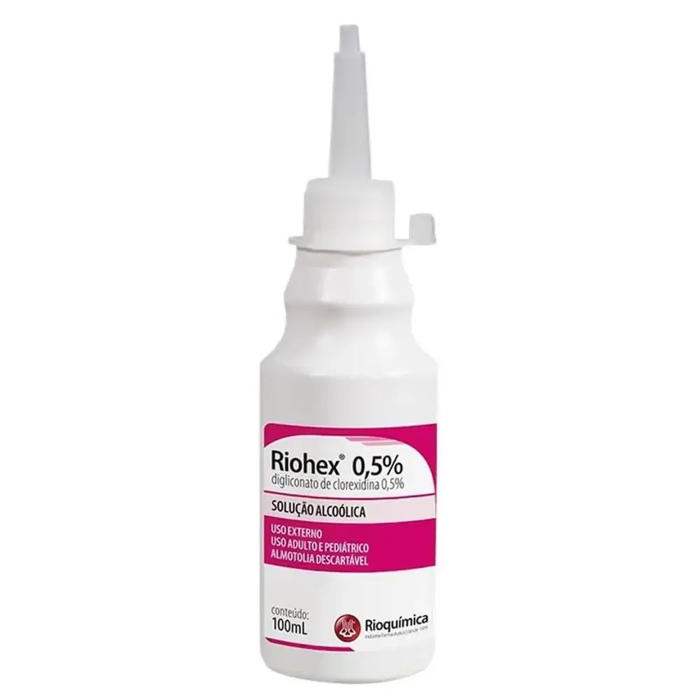 Riohex 0,5% Solução Alcoólica - Rioquímica - 100 Ml
