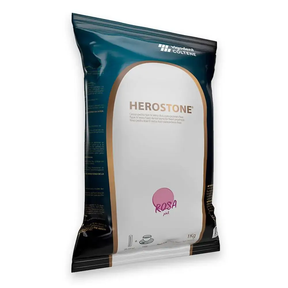 Gesso Pedra Especial Herostone Tipo IV Rosa - Vigodent Coltene - 25.1886