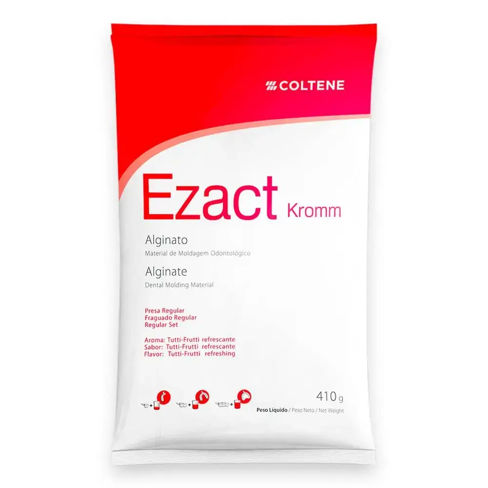 Alginato Ezact Kromm Tipo II Tutti Frutti 410g - Vigodent Coltene