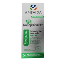 Extrato de Própolis Verde Apis Vida Nanopropolis 20ml Gotas