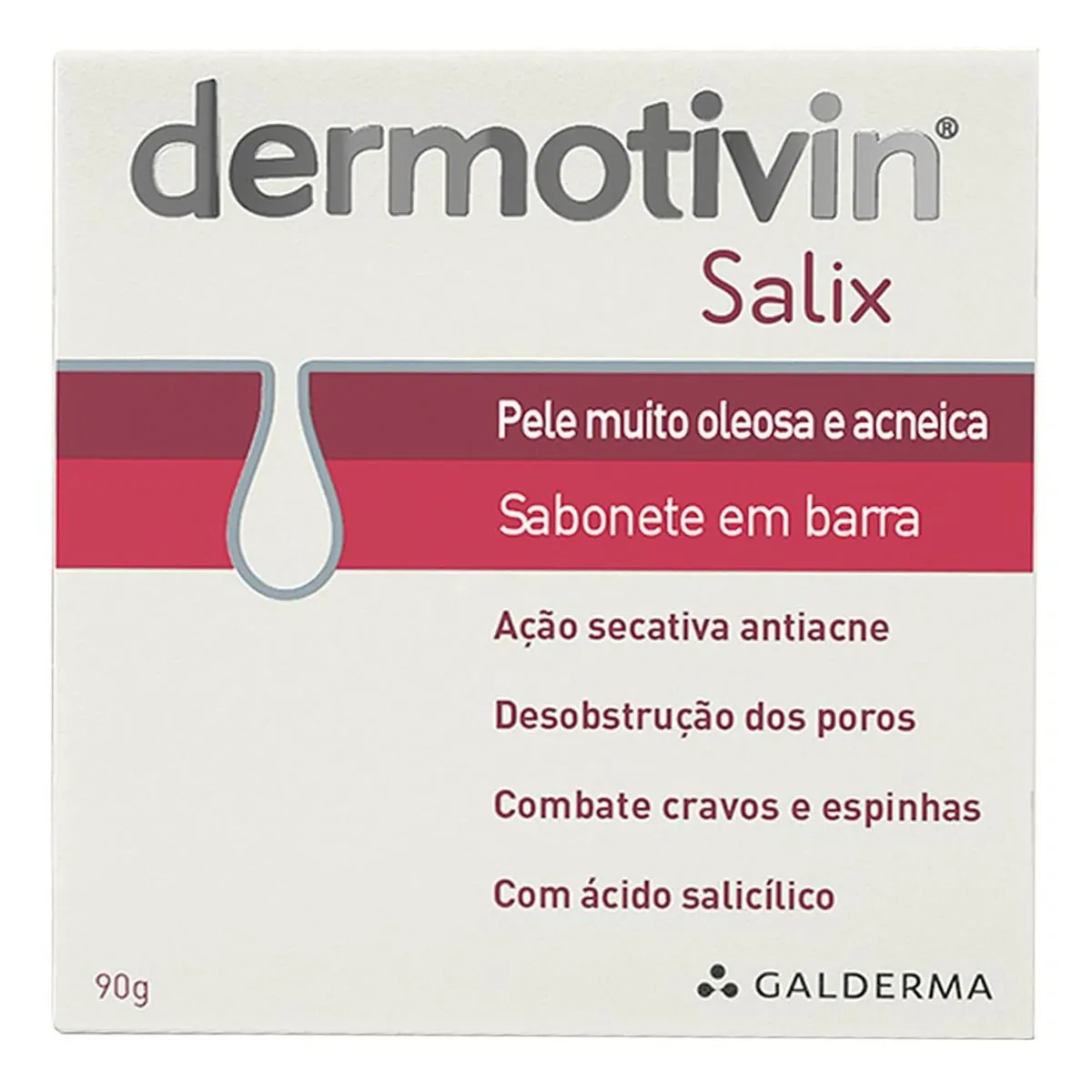 Sabonete Barra Dermotivin Salix 90G