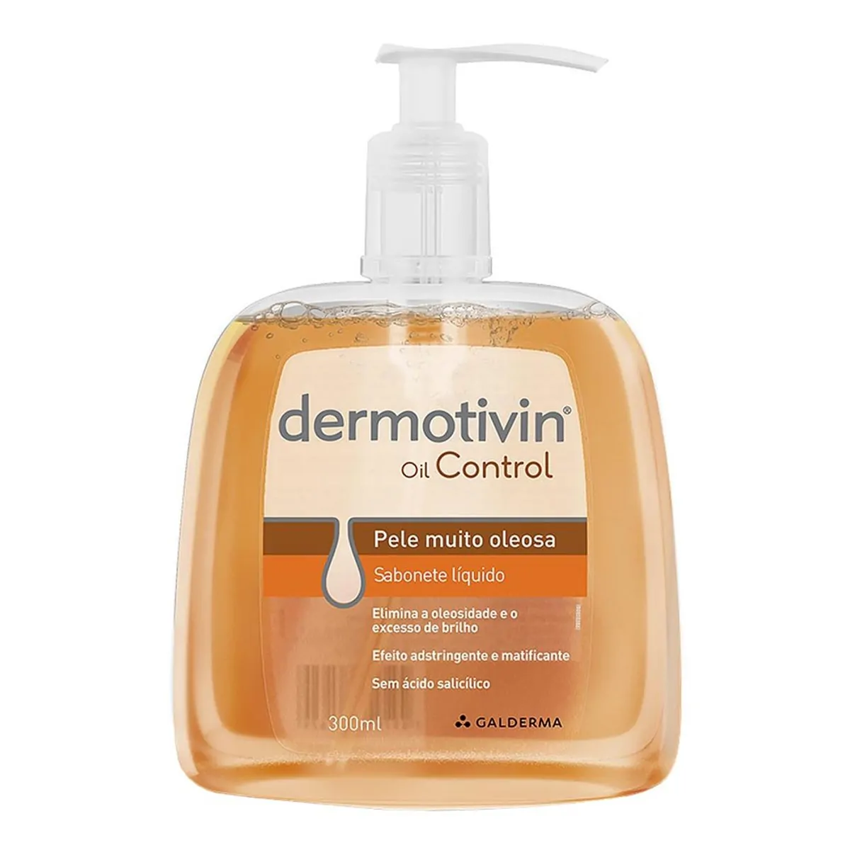 Sabonete Liquido Dermotivin Oil Control 300ML