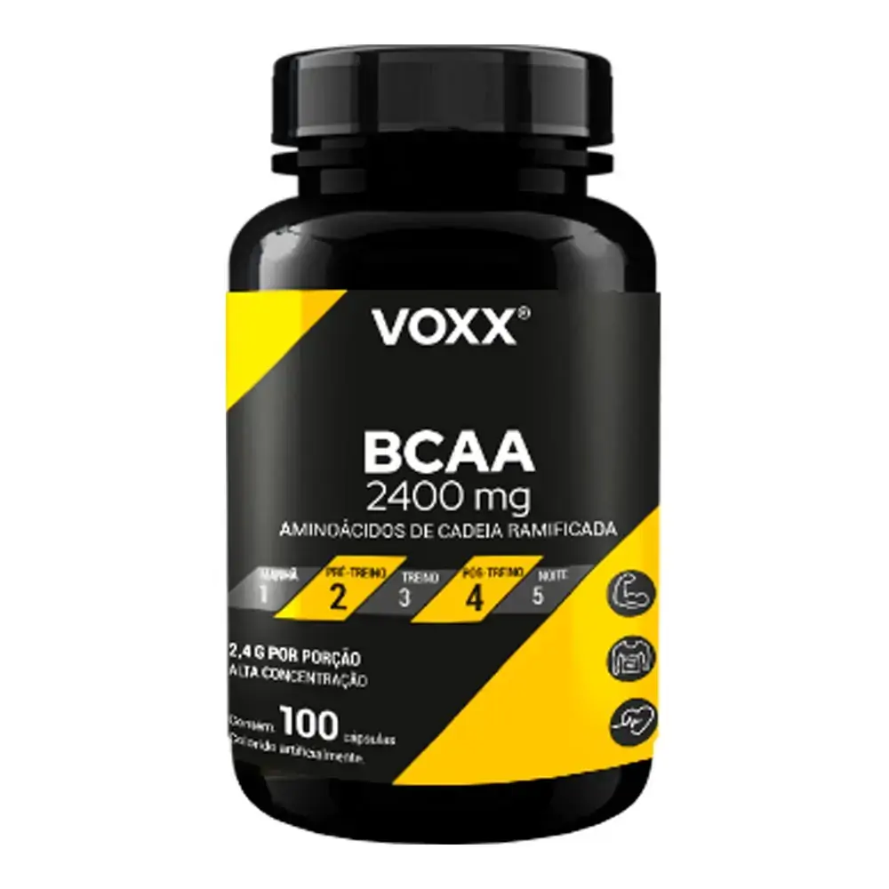 BCAA 2400mg Voxx 100 Cápsulas