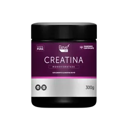 Creatina 300G - 100% Pura - 1 Unidade - ELEVE LIFE + E-book - Creatina 300G - 100% Pura - ELEVE LIFE